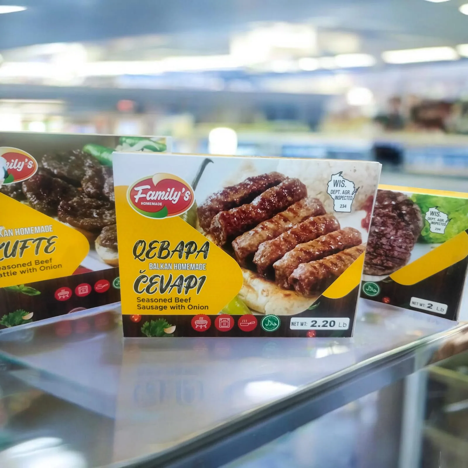 Close view of Family’s Homemade food packaging, supplied product photo