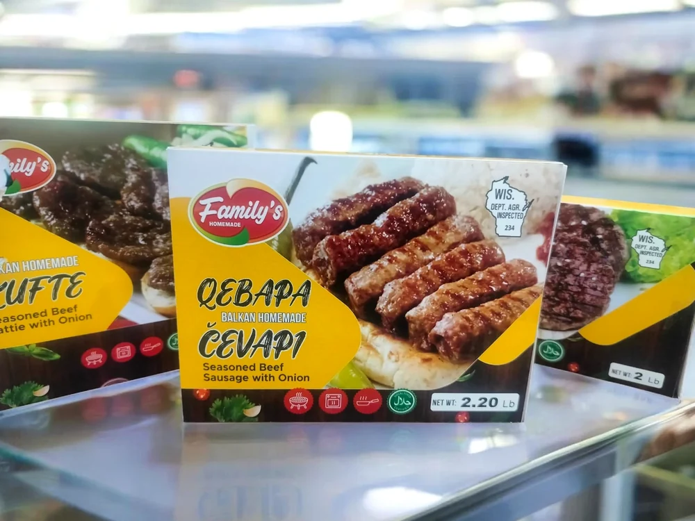 Family’s Homemade retail packaging displayed in a store