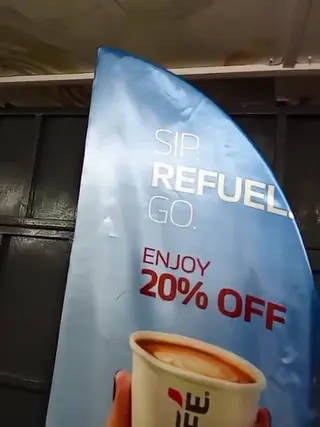 Poster frame from the supplied Nescafé promotional display video