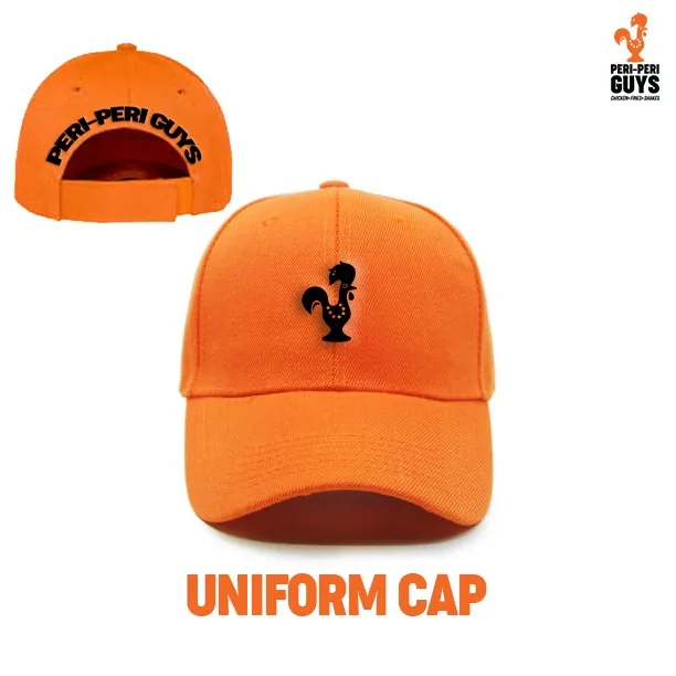 Peri-Peri Guys uniform cap visual supplied with the project files