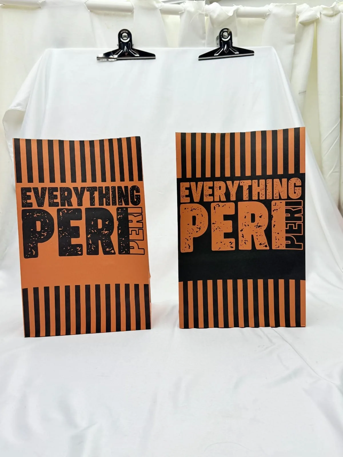 Peri-Peri Guys printed bag sample
