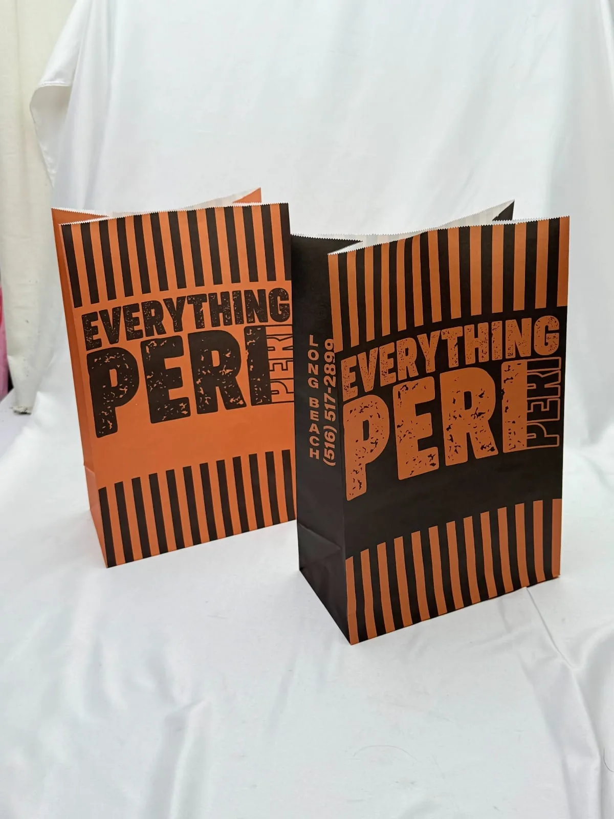 Peri-Peri Guys branded food packaging